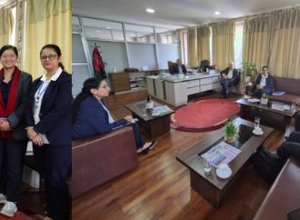 APRACA Secretary General and his colleagues visited the head office of the Sana Kisan Bikas Laghubitta Bittiyasanstha Ltd. (SKBBL), Nepal and met Mr. Basu Adhikari, CEO and the Top Management Team of the bank.