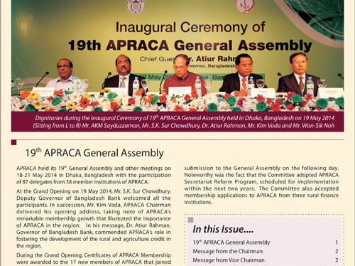 APRACA Newsletter Vol.1 Issue 3