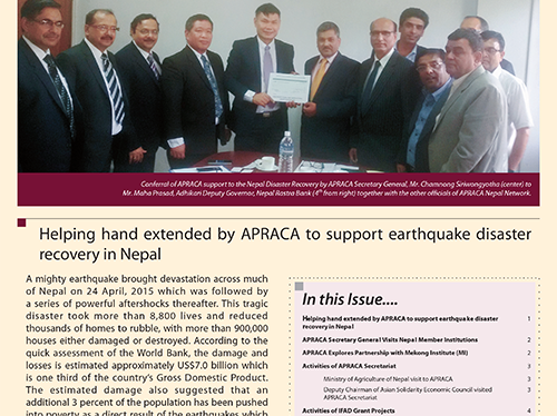 APRACA Newsletter Vol. 2 Issue 3