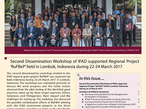 APRACA Newsletter Vol. 4 Issue 1