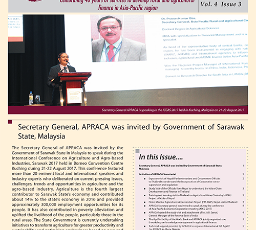 APRACA Newsletter Vol. 4 Issue 3