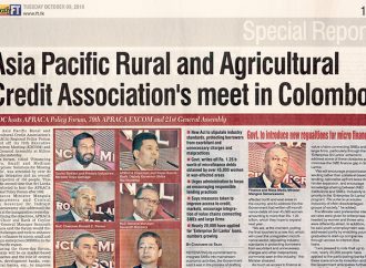Asia Pacific Rural and Agricultural Credit Association’s meet in Colombo