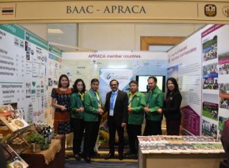 BAAC-APRACA Knowledge Barth during 2nd Mekong Knowledge and Learning Fair in Bangkok.