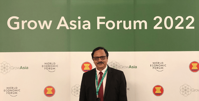 APRACA Secretary General joined the ‘Grow Asia Forum 2022’ in Singapore for a presentation on ‘Sustainable Finance to Agri-SME Sector’ on 18 October 2022