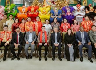 Delegates enjoying the inauguration of BAAC-APRACA Regional Policy Forum with Chinese New Year Celebration at the Head Quarters of Bank for Agriculture and Agricultural Cooperatives (BAAC).
