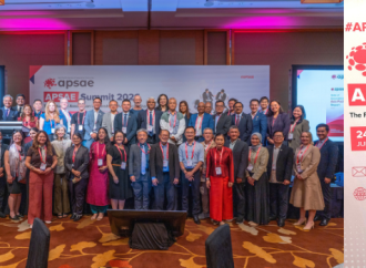 Dr. Prasun Kumar Das, Secretary General of APRACA joined the inaugural APSAE Summit 2026, held 24–25 July at Marina Bay Sands, Singapore.
