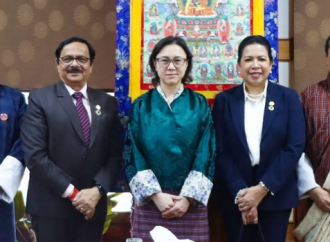 Dr. Prasun Kumar Das, APRACA Secretary General, paid a courtesy call on the Governor of the Royal Monetary Authority of Bhutan (RMA) on 14 September 2026.